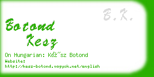 botond kesz business card